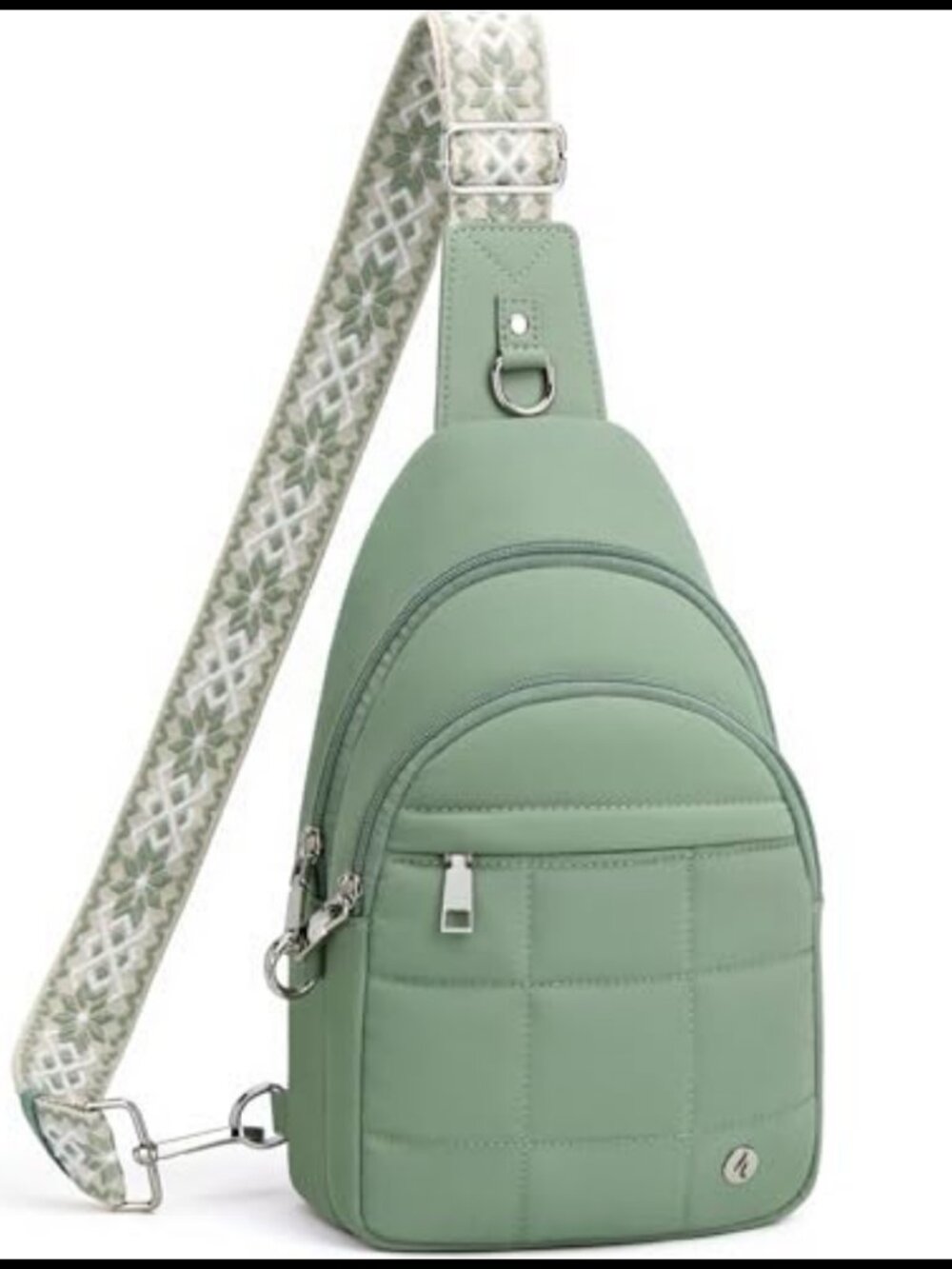 RFID Anti Theft Crossbody Sling Bag Nylon Water Resistant Travel Purse